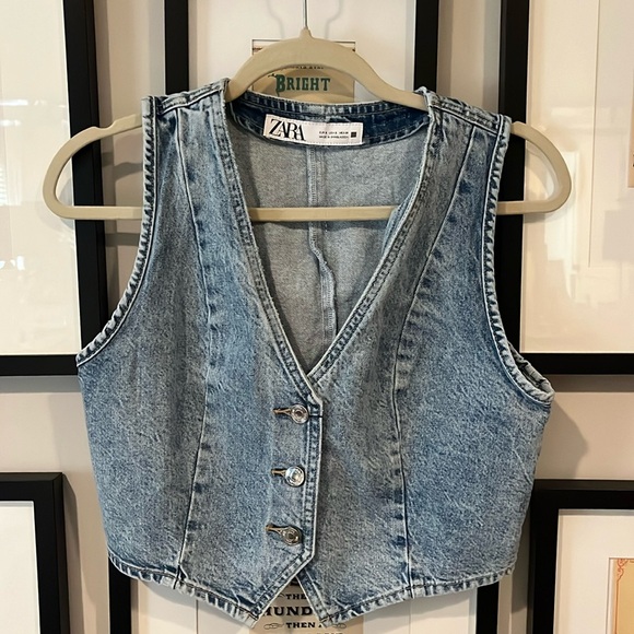 Cropped DenimVest - Picture 2 of 7